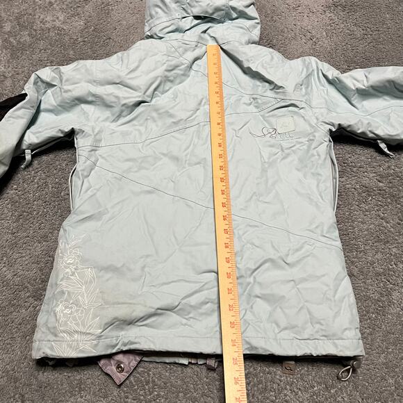 RIDE Snowboards Coat Womens Medium snow snowboarding Cell Series Jacket Blue - Picture 9 of 14